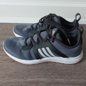 Adidas durama cloudfoam ortholite. Size 7 Gray + pastel pink